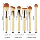 18pcs Beauty Professional Makeup Brushes Set Make Up Brush Tools Kit Foundation Powder Blending Concealer Eye Shadows Blush Cosmetics