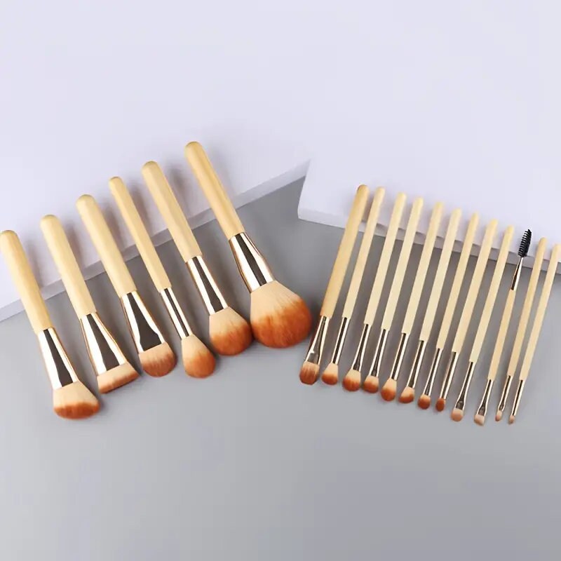 18pcs Beauty Professional Makeup Brushes Set Make Up Brush Tools Kit Foundation Powder Blending Concealer Eye Shadows Blush Cosmetics