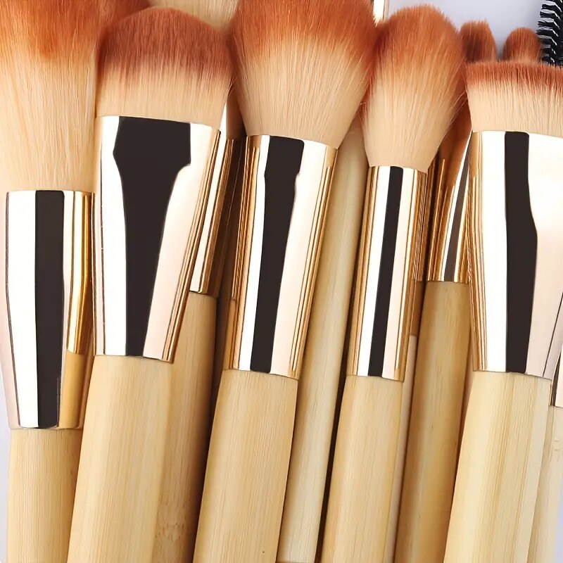 18pcs Beauty Professional Makeup Brushes Set Make Up Brush Tools Kit Foundation Powder Blending Concealer Eye Shadows Blush Cosmetics