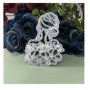 1 Set Of Flower Lady Pattern Dies For Card Making