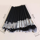 15pcs Professional Makeup Brush Set Large Foundation Powder Blush Kabuki Cosmetic Make Up Brushes Tools Kits