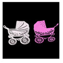 Baby Carriage Metal Cutting Dies | DIY Scrapbooking Templates