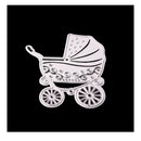Baby Carriage Metal Cutting Dies | DIY Scrapbooking Templates
