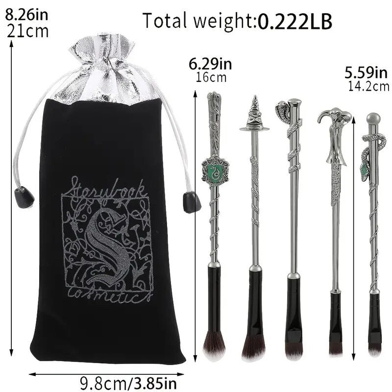 Makeup Brushes Set | 5pcs Wand Makeup Brush With Eyeshadow Brush Blush Concealer Fantasy Foundation Make Up Kit