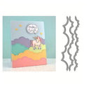 Puffy Cloud Border Cutting Dies For DIY Scrapbooking