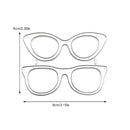 1Pc Glasses DIY Metal Carbon Steel Knife Mold Handmade