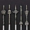 Makeup Brushes Set | 5pcs Cosmetic Makeup Brush Set Professional Tool Kit Set Drawstring Bag Included (silvery)