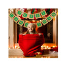 Merry Christmas Burlap Banners | Holiday Burlap for Christmas Hanging Decoration