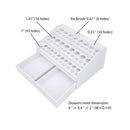 Sanfurney Paint Rack | Pigment Ink Bottle Holder | Paint Tool Storage with Organizer | Cabinet Holder for 59 Bottles of Paints