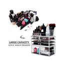 HBlife Makeup Organizer | 3 Acrylic Cosmetic Storage Drawers and Jewelry Display Box | Transparent