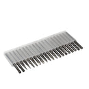 Jestuous Carbide Burr Set 1/8 Shank Diameter Double Cut Tungsten Carbide Burrs 20pcs