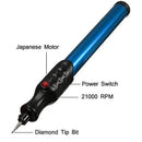 FOLAI DIY Pen Electric Engraving Tools for Jewellery Making,Metal, Glass with Replaceable Diamond Tip Bits