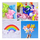 Umikk Kit Of 150 Long Balloons With Pump 260Q Magic Twisted Animal Balloons | Thin Thick Latex Balloons
