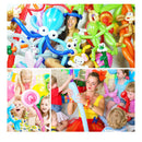 Umikk Kit Of 150 Long Balloons With Pump 260Q Magic Twisted Animal Balloons | Thin Thick Latex Balloons
