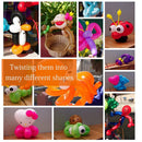 HoveBeaty Latex Rotating Balloons | Long Magic Animal Balloons 260Q | Assorted Colors