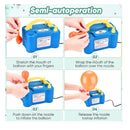 NuLink Double Nozzle Portable Electric Balloon Inflator Pump for Decorations