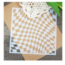 Three-Dimensional Pattern Made Of Diamond Shapes