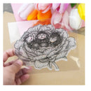 Large Rose Clear Rubber Stamps For Decorative Crafts For Scrapbooking