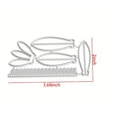 Flower Grass Cutting Dies | DIY Scrapbooking Artist Metal Cutting Stencils