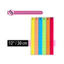 Mr. Pen Rulers 12 Inch | Back to School Supplies | Assorted Colors 6 Pack