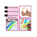 Mr. Pen Rulers 12 Inch | Back to School Supplies | Assorted Colors 6 Pack
