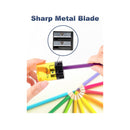 JARLINK 8-Pack Manual Pencil Sharpener | Colorful Two Hole Pencil Sharpener  n.º 2