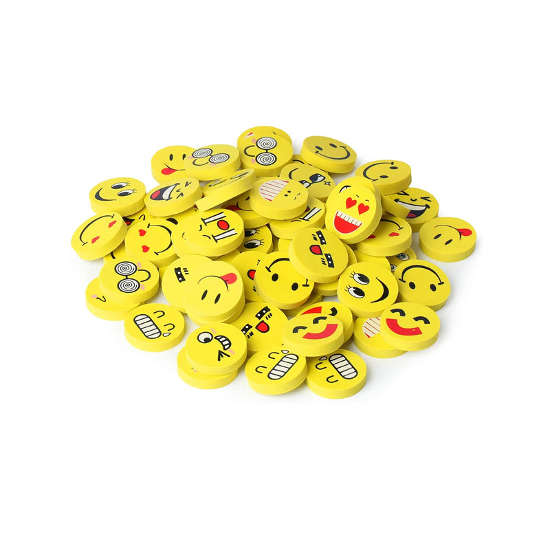 Mr. Pen  64-Pack Erasers Smiley | Pencil Erasers  for Kids School