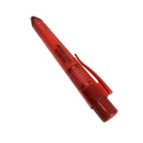 Faber-Castell Pen Mechanical Stick Retractable Eraser Set with 2 Extra Refills + 1 Sharpener | Color Red