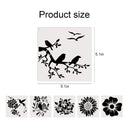 Sunflower Stencil | 20 Pieces | Bird Floral Flower Stencils For Painting On Wood Canvas | Branches | Home Decor Stencil Set