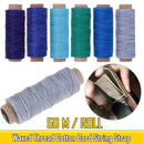 50m/roll 150D 0.8mm Flat Waxed Thread Hand Stitching Thread For Leather Handicraft Tool Material Diy Accessories Household Supplies