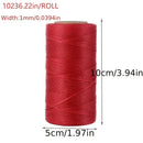 1pc Sewing Waxed Thread, 150D Hand Stitching Cord For Leather | DIY Craft Tool, Sewing Supplies 1.97"×3.94"