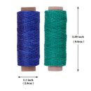 50m/roll 150D 0.8mm Flat Waxed Thread Hand Stitching Thread For Leather Handicraft Tool Material Diy Accessories Household Supplies