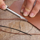 1PC 1.0/1.2/1.4/1.6mm Leather Edge Beveler Skiving Beveling Knife | Cutting Hand Craft Knives Tool With Wood Handle DIY Tools