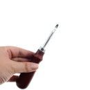 1PC 1.0/1.2/1.4/1.6mm Leather Edge Beveler Skiving Beveling Knife | Cutting Hand Craft Knives Tool With Wood Handle DIY Tools