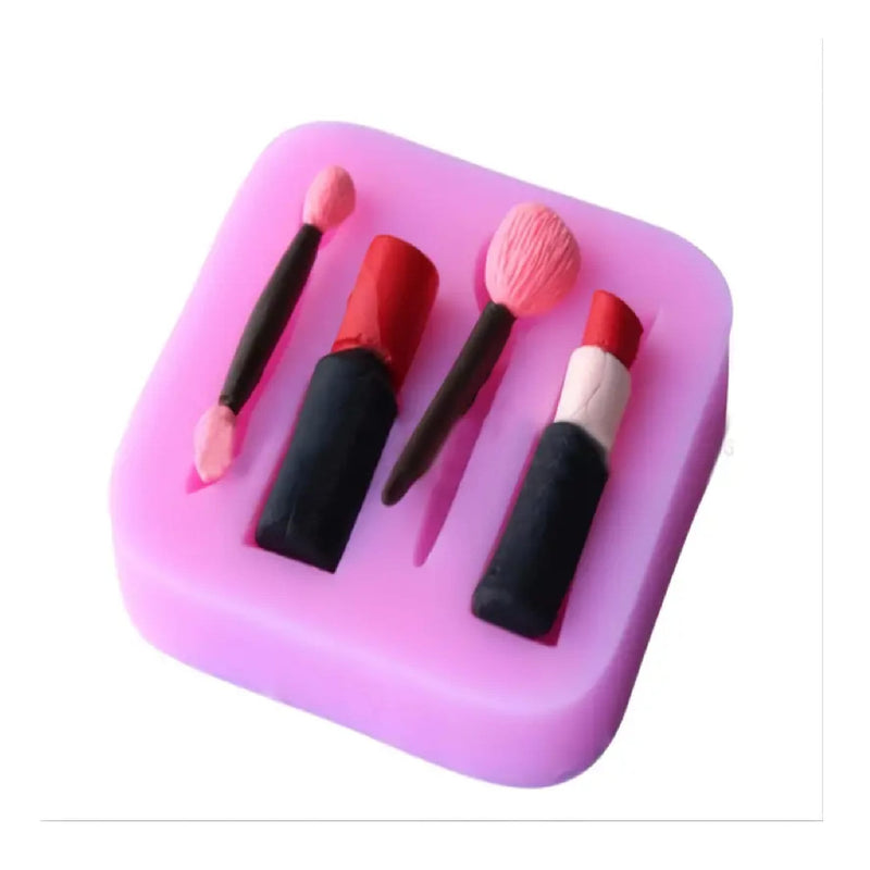1 Silicone Mold For Cosmetic Fondant | Lipstick Fondant Cake Molds