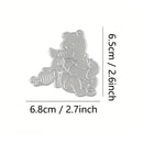 Bear and Pig Cutting Dies for DIY Scrapbooking