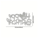 Happy Birthday Word Cutting Dies For DIY Scrapbooking