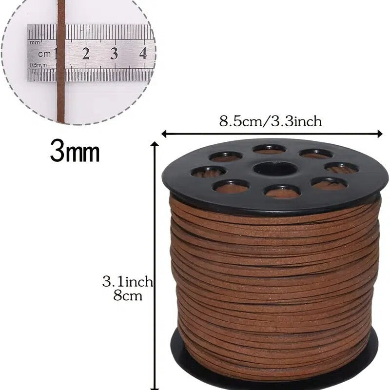 50m/roll 150D 0.8mm Waxed Thread Cord Strap Hand Stitching Thread For