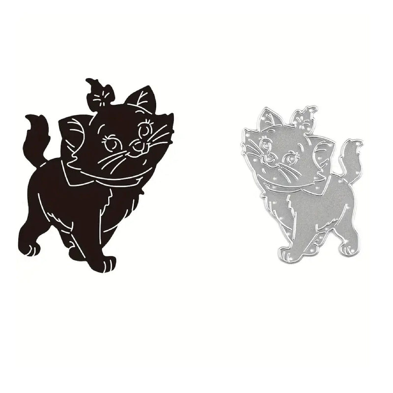 Lovely Cat Cutting Dies For DIY Scrapbooking Card Making