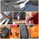 4pcs 4mm Leather Claw Punch Tool Set | 1/2/4/6 Claw Lace Sewing Chisel Diamond Hole Punch Sewing Leather Craft Supplies