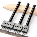 1pc Convenient Circular Cut 2/4/6 Hole DIY Drilling Leather Leather Craft Punching Tool 5mm Spacing