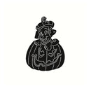 Dog In Pumpkin Cutters For Scrapbooking Crafts