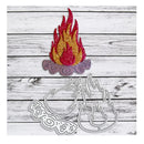 Beautiful Bonfires | Flames | Wood Cutting Dies | DIY Scrapbook