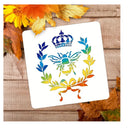 1 Piece 6x6 Inches | Bee Leaf Wreath | DIY Graffiti Drawing Stencils
