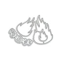 Beautiful Bonfires | Flames | Wood Cutting Dies | DIY Scrapbook