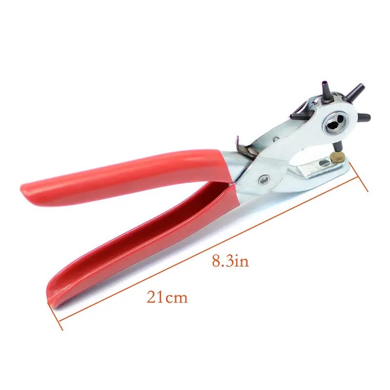 Revolving Leather Punch Plier Punch Hole Tool Puncher for Belt