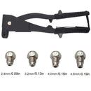 Rivet Gun Kit | Heavy Duty Hand Riveter Set | Durable Single Hand Rivet Gun Tool For Metal | Plastic And Leather-VOTL-014