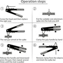 Rivet Gun Kit | Heavy Duty Hand Riveter Set | Durable Single Hand Rivet Gun Tool For Metal | Plastic And Leather-VOTL-014