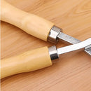 Stainless Steel Needle Point Tracking Wheel With Wooden Handle | For Leather Sewing Pattern Marking Fabric Quilting Perforation Tracking