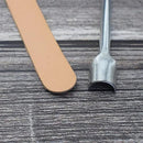 7pcs Leather Half-Round Cutter Punch Trimming Perforated Leather Craft Tools Slot Punch For Making Wallets | Belts And Purses | Silver